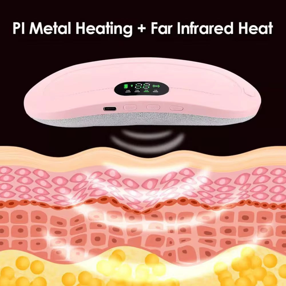LunaRelief™ : La Ceinture Chauffante de Massage pour un Cycle sans Douleur