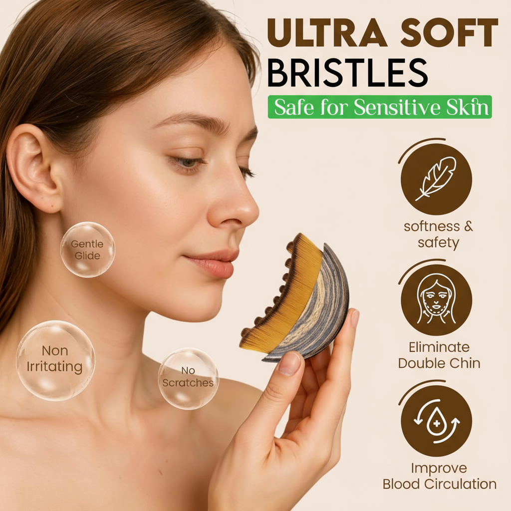 Brosse Visage Draineuse Lymphatique