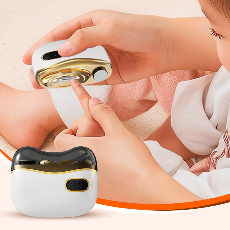 NailPro™ : Coupe-Ongles Électrique 2-en-1 et Polisseur Haute Précision